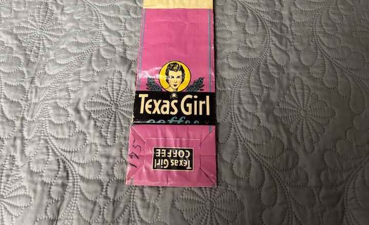 Texas Girl Coffee paper bag