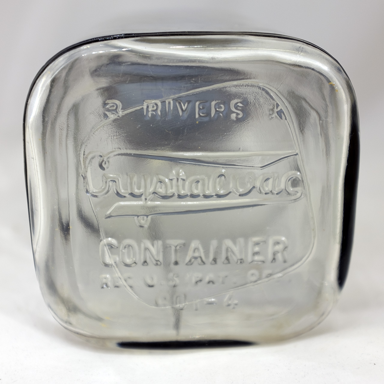 Small Crystalvac jar base (Three Rivers mark, 601-4)
