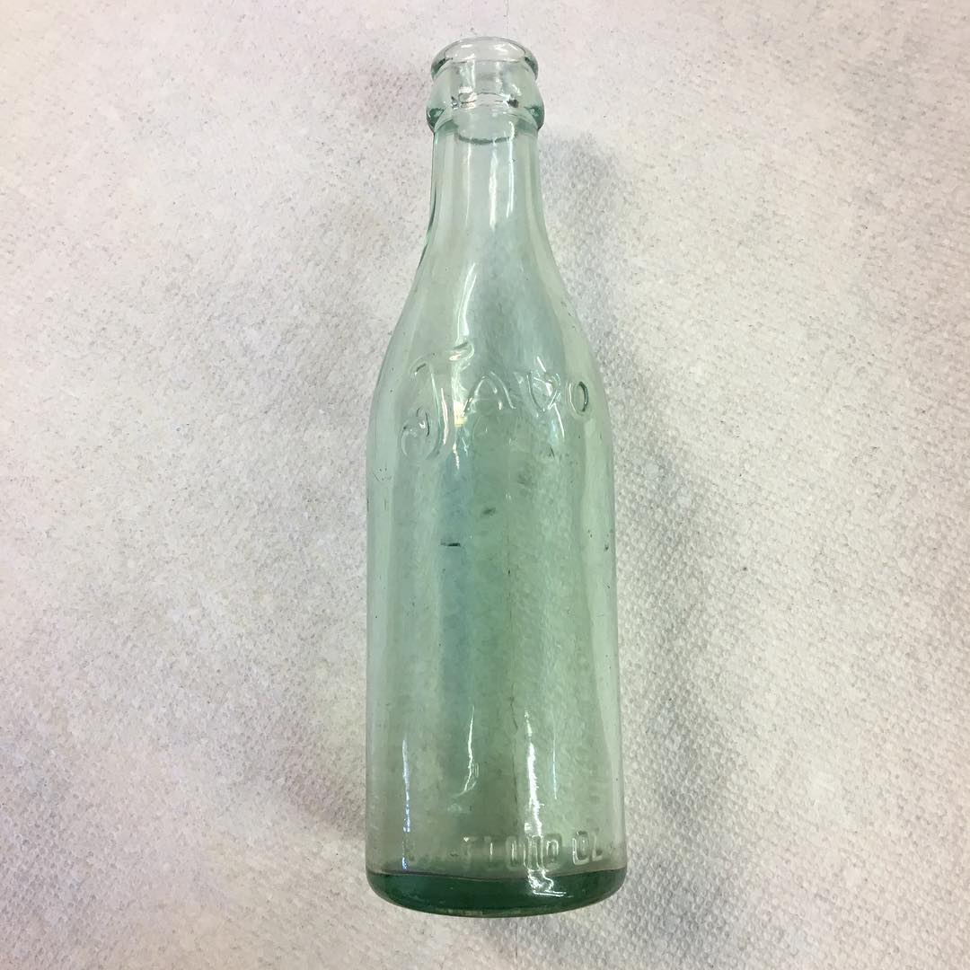 A glass Javo bottle. #mystery