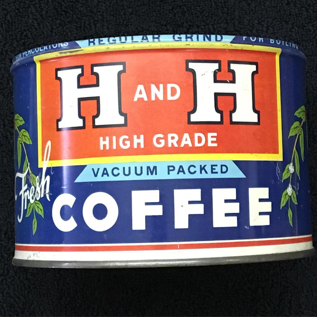 H and H High Grade Coffee one-pound tin