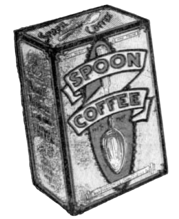 Spoon Coffee pack from the 26 Aug 1923 products display