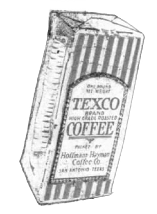 Texco brand panel from the 26 Aug 1923 products display