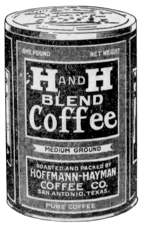 Headline band — “The Real Way to Judge Coffee,” H AND H display type, 8 Jan 1932 San Antonio Light
