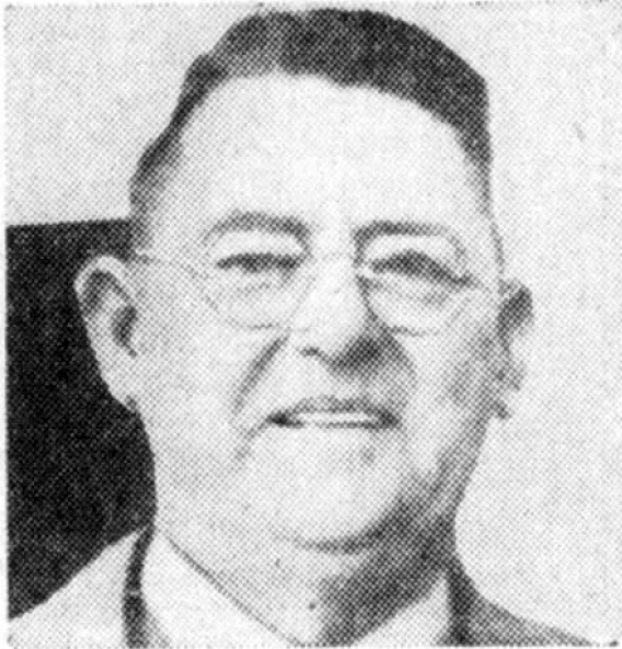 Head-and-shoulders newspaper portrait halftone of Gus P. Menger, San Antonio Light, 21 Nov 1937