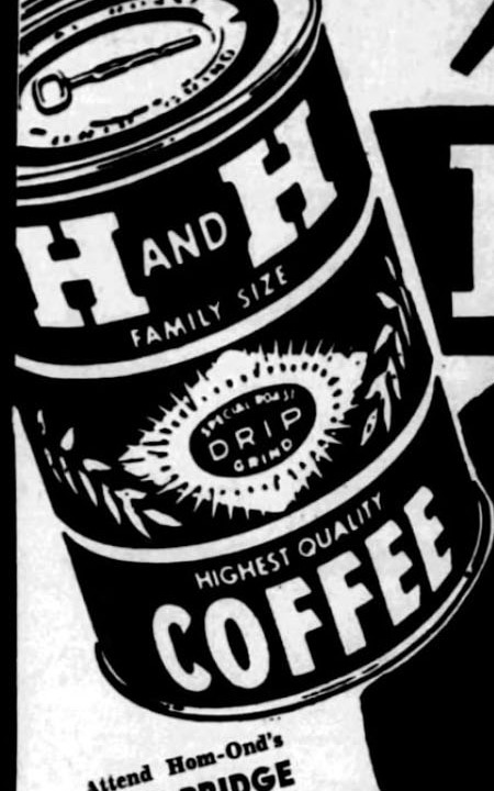 H AND H Special Roast 28-Oz Family Size can