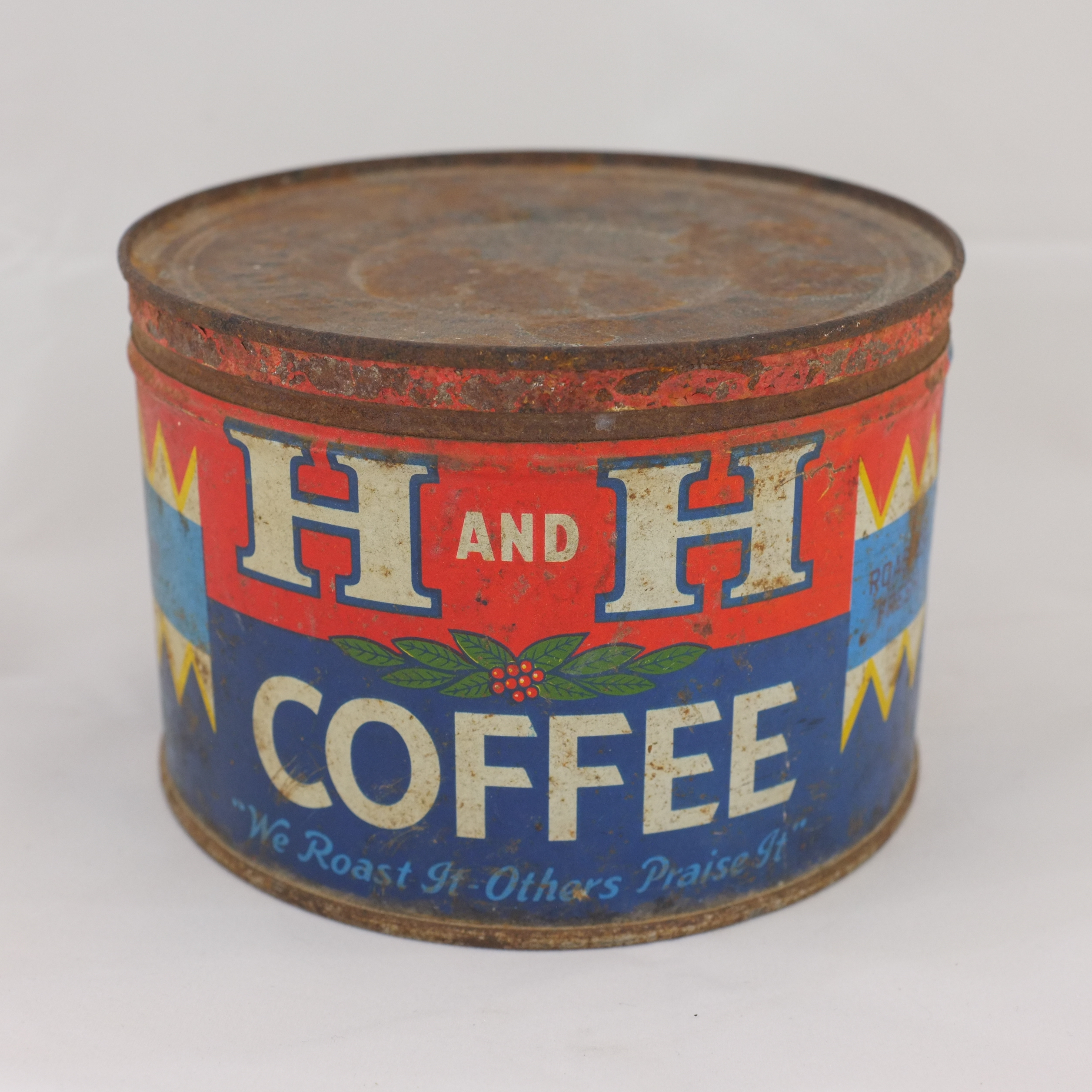H and H Coffee one-pound tin, 10 May 2014 eBay purchase