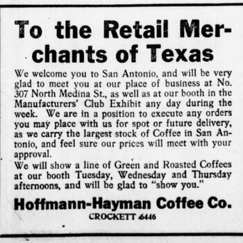 1916 Jun 13 San Antonio Express H&H ADV