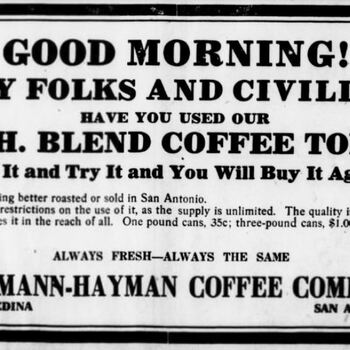 1917 Nov 2 San Antonio Express H and H
