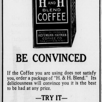 1920 Mar 18 San Antonio Express H&H ADV