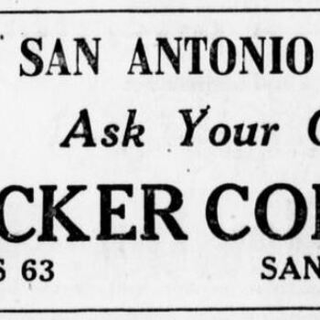 1920 Oct 27 San Antonio Express TUCKER COFFEE ADV