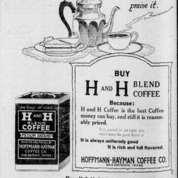 1922 Oct 14 Hondo Anvil Herald H&H ADV