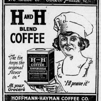 1923 Oct 19 Seguiner Zeitung Seguin H&H ADV