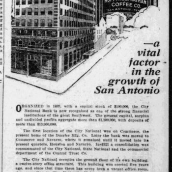Express-News, 16 Dec 1924 — City National Bank ad with H and H Coffee