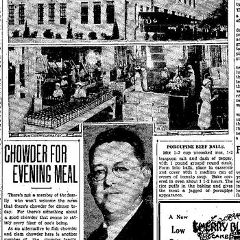 San Antonio Light photo feature "H and H Coffee Co. in New Home," December 30, 1932