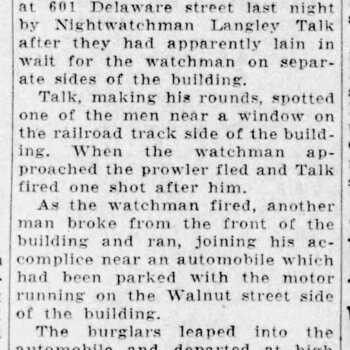 The News, 9 March 1933 — Talk Talks With Gun and Burglars Make Fleet Exit