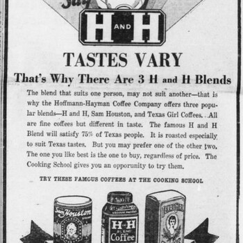 1935 Nov 15 San Antonio Register H&H ADV