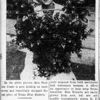 1936 Jul 17 San Antonio Register H&H Blue Bonnets Package with coffee