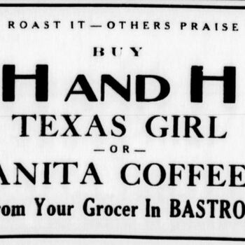 Newspaper — 1937 Bastrop Advertiser, H and H Anita line