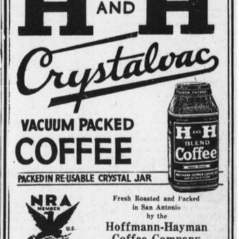 1938 Nov 17 San Antonio Register H&H Advert
