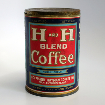 H and H Half Pound Tin