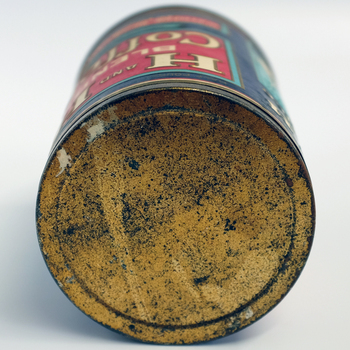 H and H Half Pound Tin