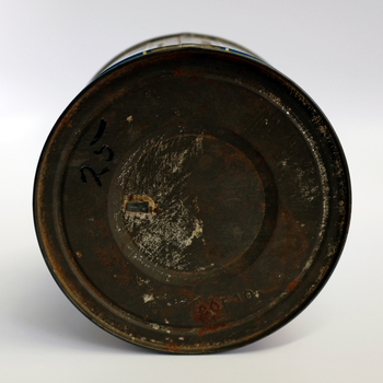 H and H Sam Houston One Pound Tin Top