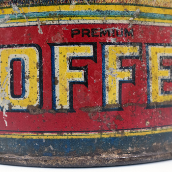 Broncho Coffee Tin Front