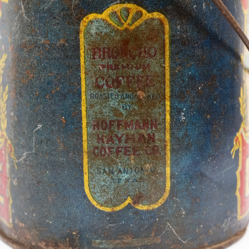 Broncho Coffee Tin Front