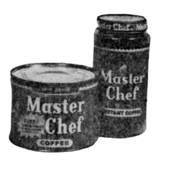 Master Chef tin cans and Hoffmann-Hayman footer line, Express-News, 29 Mar 1962